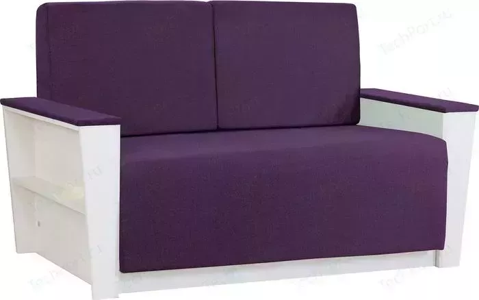 Диван Шарм-Дизайн Бруно 2 рогожка фиолетовый