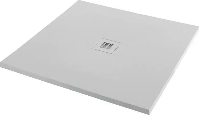 Душевой поддон AQUANET Pleasure 90х90 с сифоном, серый камень (258874, 259367)