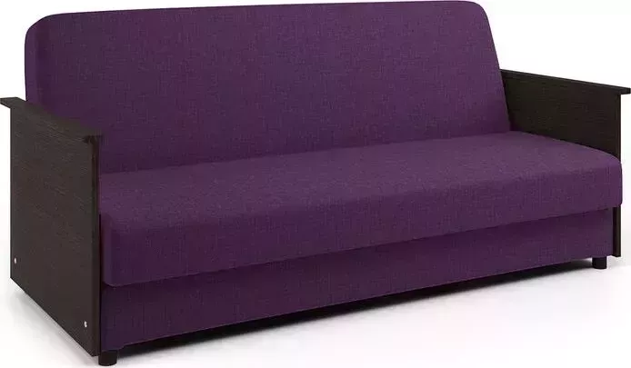 Диван Шарм-Дизайн Лига Д венге рогожка фиолетовый