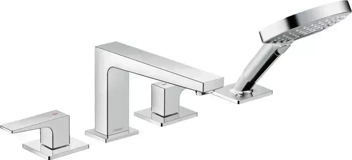 Смеситель на борт ванны Hansgrohe Metropol Classic для механизма 13444180, хром глянцевый (32552000)