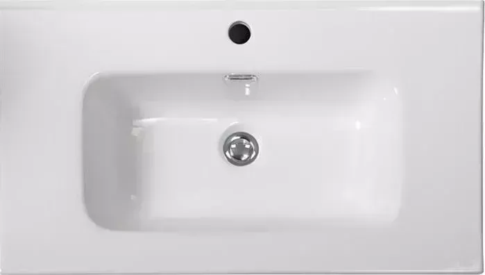 Раковина мебельная BELBANGO 91х47 белая глянцевая (BB910/465-LV-VTR-BL)