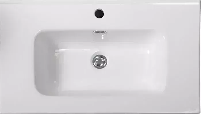 Раковина мебельная BELBANGO 81х47 белая глянцевая (BB810/465-LV-VTR-BL)