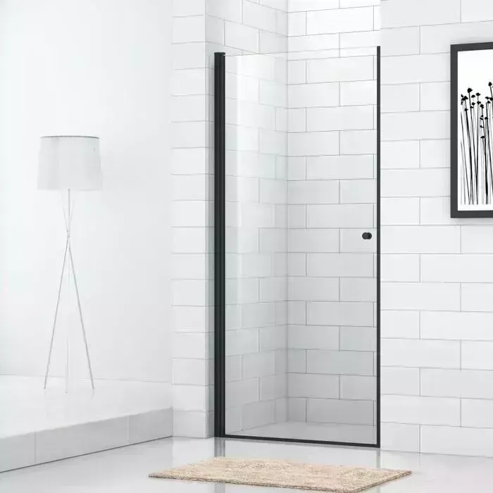 Душевая дверь CEZARES Eco B-1 60x190 прозрачная, черная (ECO-O-B-1-60-C-NERO)