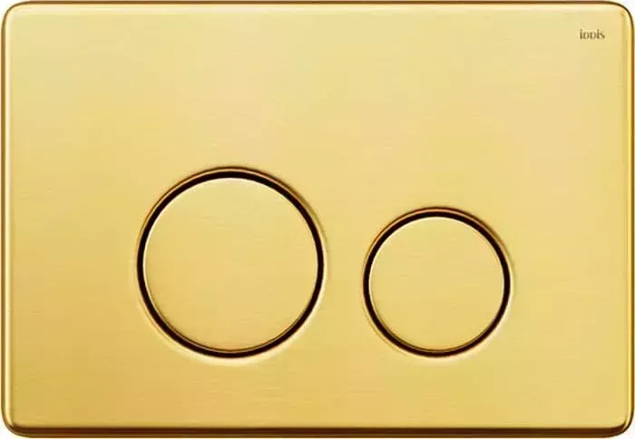 Кнопка смыва IDDIS Unisteel золото матовый (UNS01GGi77)