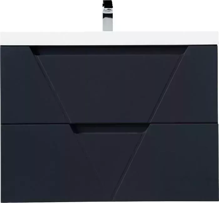 Тумба с раковиной BELBANGO с Vittoria 80 Grigio Opaco (VITTORIA-800-2C-SO-GO-P, BB800/450-LV-MR-AST)