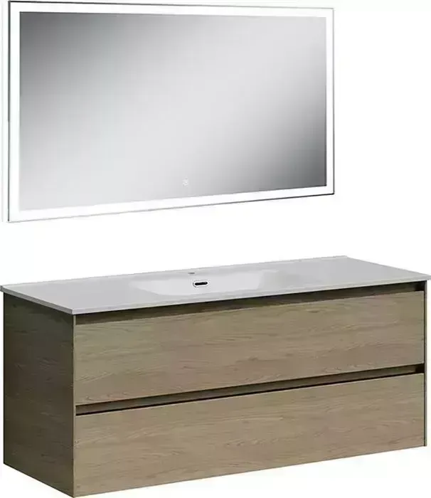 Мебель для ванной Sancos Cento 120 два ящика, карпатская ель