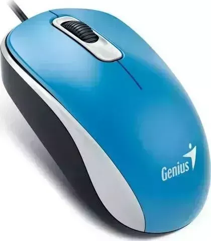 Мышь проводная GENIUS DX-110 ( Cable, Optical, 1000 DPI, 3bts, USB ) Blue (31010009402)