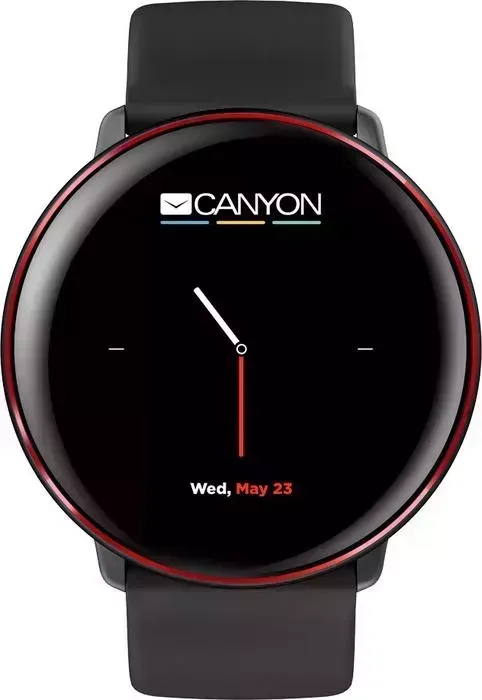 Смарт часы CANYON Marzipan SW-75 Smart watch, 1.22inches IPS full touch screen, aluminium+plastic body,IP68 waterproof, multi- (CNS-SW75BR)