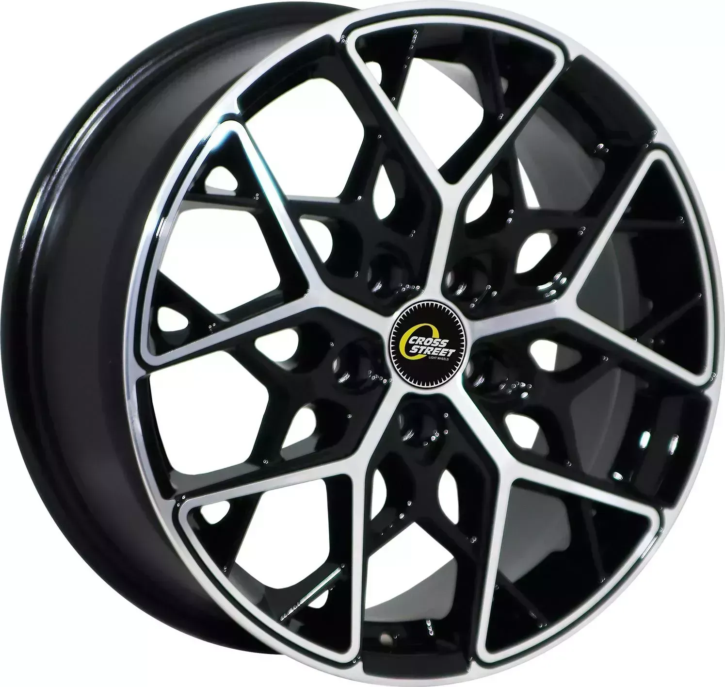 Диск автомобильный CROSS STREET CR-20 6.5x16/5x100 ET38 D57.1 BKF 6.5X16/5X100