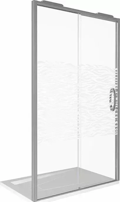 Душевая дверь Good Door Antares 110 Волна, хром (Antares WTW-110-W-CH)