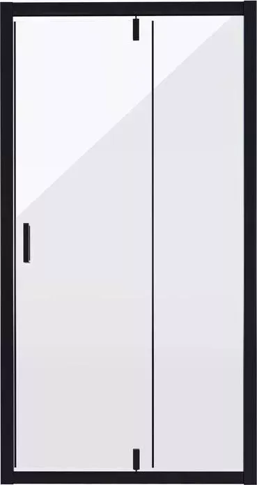 Душевая дверь NIAGARA Nova 90х190 прозрачная, черная (NG-83-9AB)