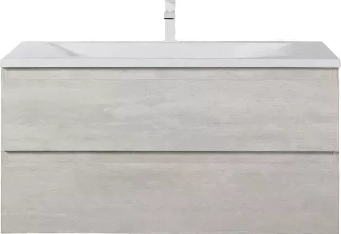 Тумба с раковиной CEZARES с Molveno 90х50 Legno Bianco (MOLVENO-90-2C-SO-LB, CZR-1188-900/500)