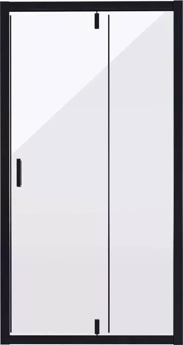 Душевая дверь NIAGARA Nova 80х190 прозрачная, черная (NG-83-8AB)
