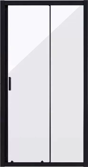 Душевая дверь NIAGARA Nova 90х190 прозрачная, черная (NG-82-9AB)