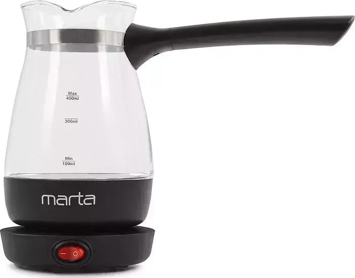 Турка MARTA электрическая MT-2140 черный жемчуг
