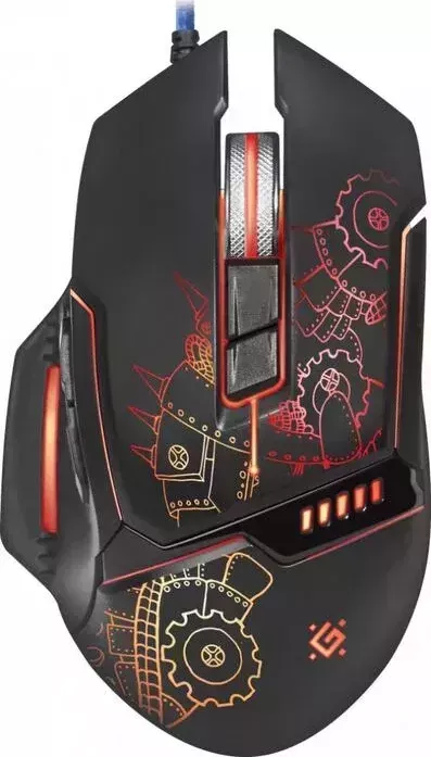 Мышь проводная DEFENDER Kill'em All GM-480L оптика, 8кнопок, 3200dpi (52480)