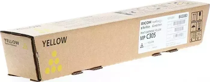 Тонер RICOH тип MP C305 желтый 842080