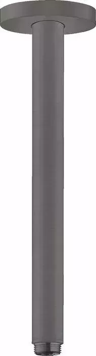 Кронштейн Hansgrohe для верхнего душа S 30 см, шлифованный черный хром (27389340)