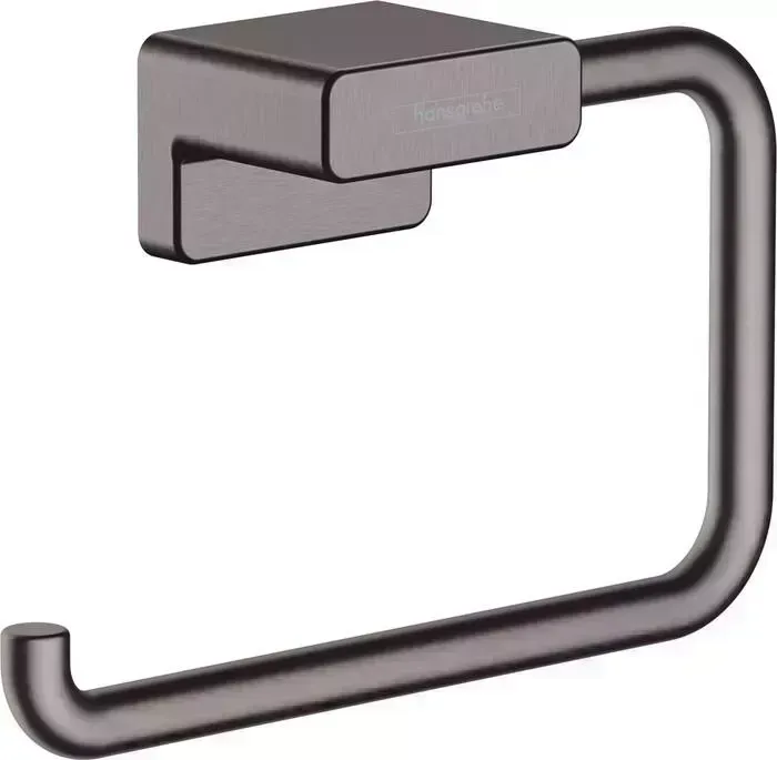 Держатель туалетной бумаги Hansgrohe AddStoris шлифованный черный хром (41771340)