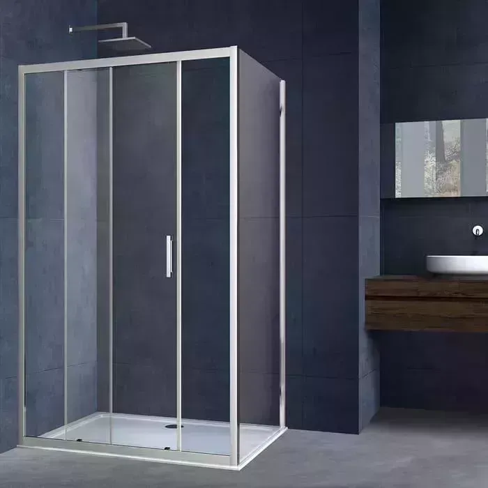 Душевой уголок Vincea Alpha VSR-3AL 130х90 с поддоном, прозрачный, хром