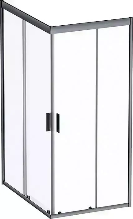 Душевой уголок Am.Pm Gem 120x90 прозрачный, черный (W90G-404-120290-BT)