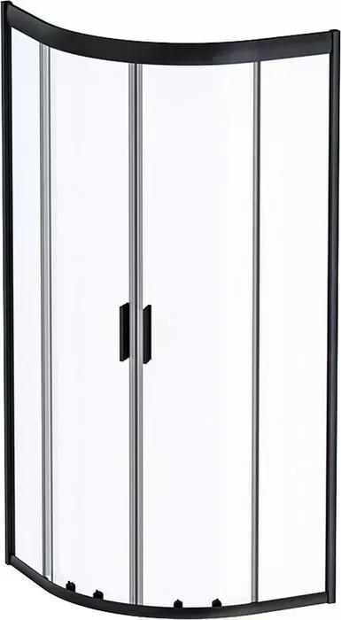 Душевой уголок Am.Pm Gem 80x80 прозрачный, черный (W90G-401-080BT)