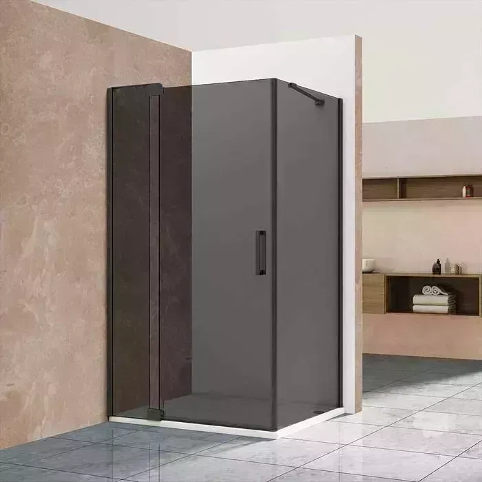 Душевой уголок Vincea Extra VSR-1E 90-100x90 тонированный, черный (VSR-1E901090CGB)