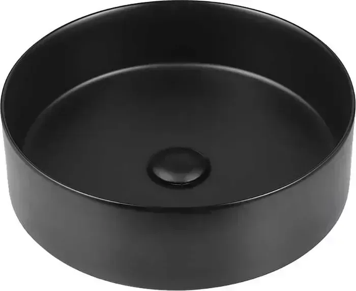 Раковина Vincea накладная 41х41 матовая черная (VBS-316MB)