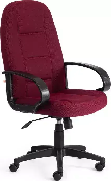 Кресло офисное TetChair СН747 ткань, бордо TW 13