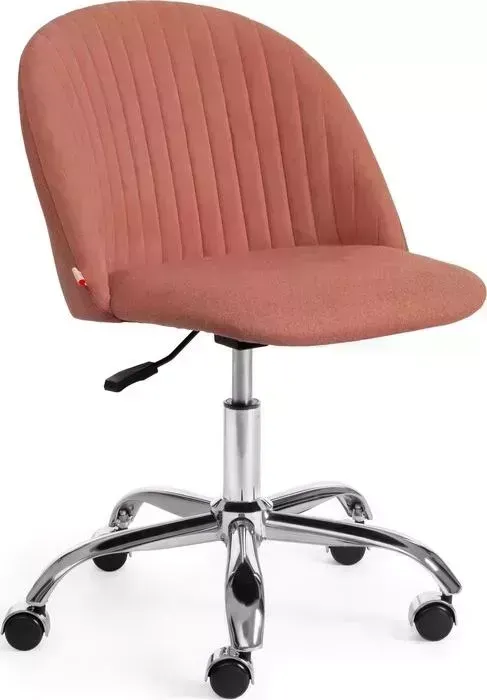 Кресло офисное TetChair Melody флок/экошерсть, розовый 137/1811-41