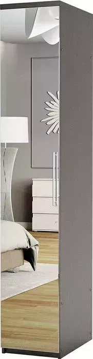 Шкаф для одежды Шарм-Дизайн Комфорт МШ-11 50х60 с зеркалом, венге