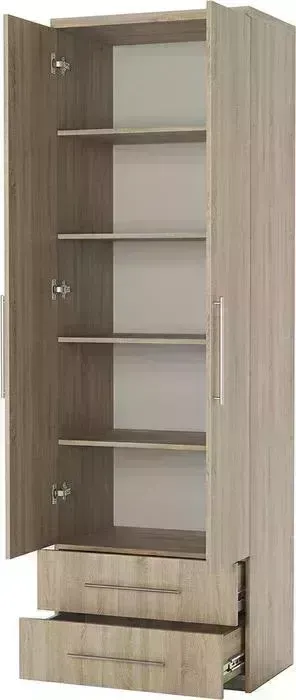Шкаф Шарм-Дизайн с полками и ящиками Мелодия МПЯ-21 110х45 дуб сонома