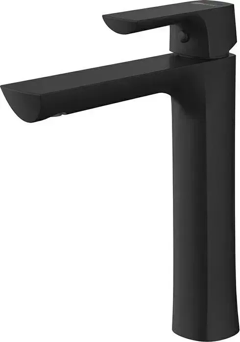 Смеситель для раковины LEMARK Ursus с высоким изливом, черный (LM7209BL)