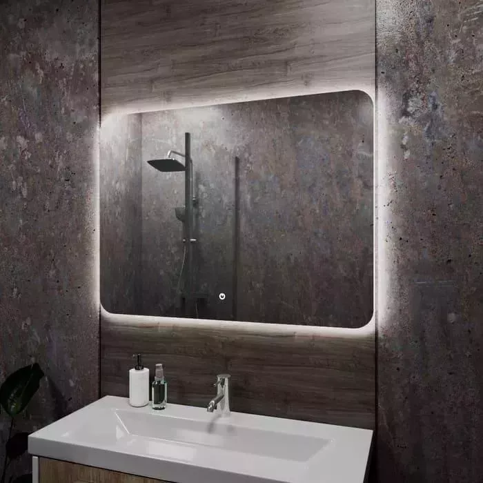 Зеркало GREENSTONE Octavio Led 105х70 сенсорный выключатель (610509)