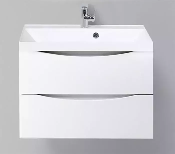 Тумба под раковину BELBANGO Marino-Cer 70 Bianco Lucido (MARINO-CER-700-2C-SO-BL-P)