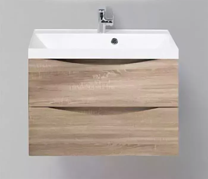 Тумба под раковину BELBANGO Marino 70 Rovere Bianco (MARINO-700-2C-SO-WO-P)
