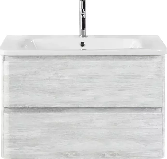 Тумба под раковину BELBANGO Albano-Cer 80 Rovere Vintage Bianco (ALBANO-CER-800-2C-SO-RVB)