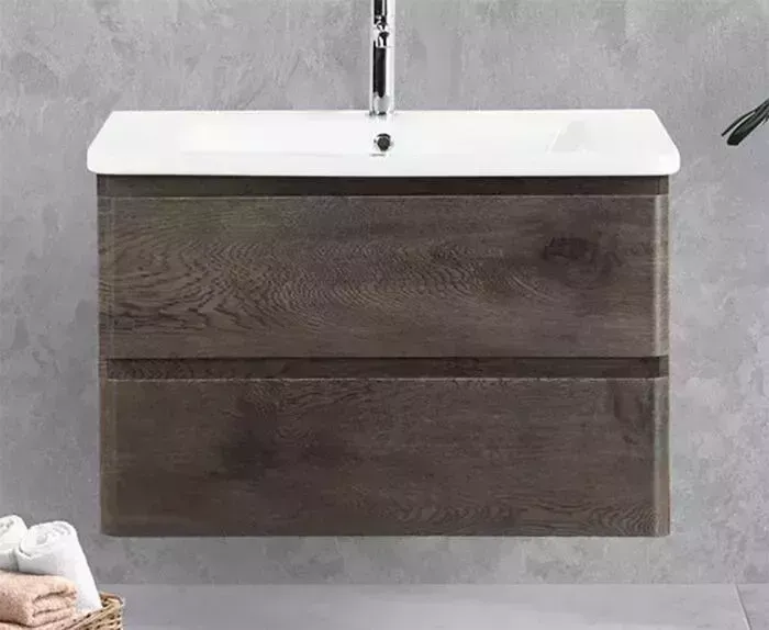 Тумба под раковину BELBANGO Albano-Cer 105 Rovere Nature Grigio (ALBANO-CER-1050-2C-SO-RNG)