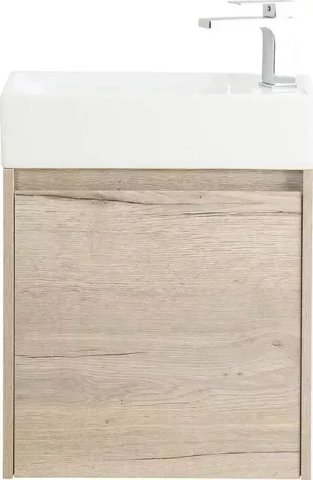 Тумба под раковину BELBANGO Kraft Mini 50 левая, Rovere Galifax Bianco (KRAFT MINI-500/260-1A-SO-RGB-L)