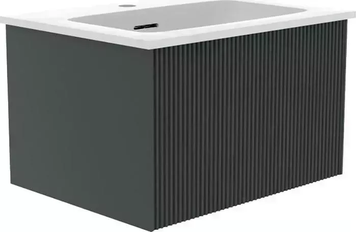 Тумба под раковину La Fenice Terra Grigio 60х45 серая (FNC-01-TER-G-60)