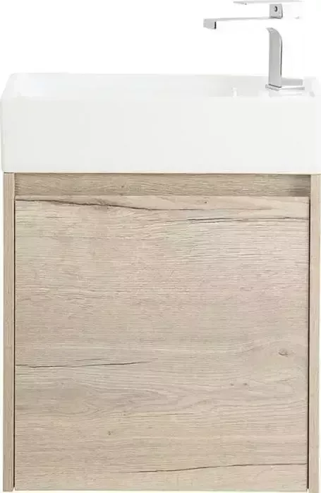 Тумба под раковину BELBANGO Kraft Mini 50 правая, Rovere Galifax Bianco (KRAFT MINI-500/260-1A-SO-RGB-R)