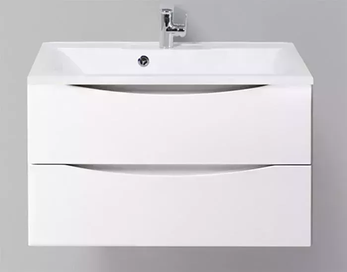 Тумба под раковину BELBANGO Marino-Cer 80 Bianco Opaco (MARINO-CER-800-2C-SO-BO-P)
