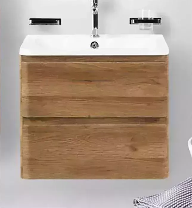 Тумба под раковину BELBANGO Albano 60 весная, Rovere Rustico (Albano-600-2C-SO-RR)
