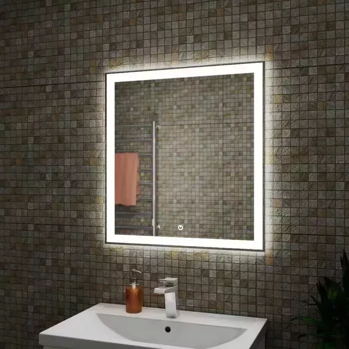Зеркало GREENSTONE Alicia Led 65x70 сенсорный выключатель (66501)