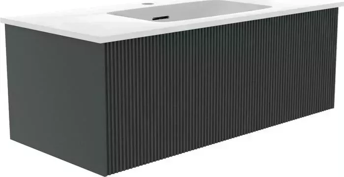 Тумба с раковиной La Fenice с Terra Grigio 100х45 серая (FNC-01-TER-G-100, FNC-06-TER-100)