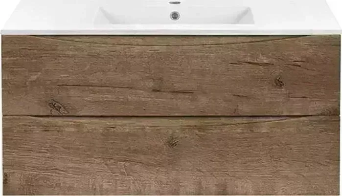 Тумба с раковиной Vincea с Mia 100х46 V.Oak (VMC-2MC100VO, VBS-13100)
