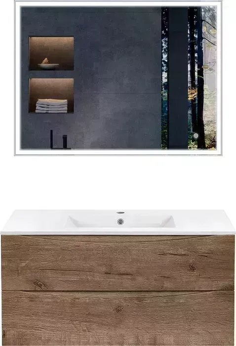 Мебель для ванной Vincea Mia 100х46 V.Oak