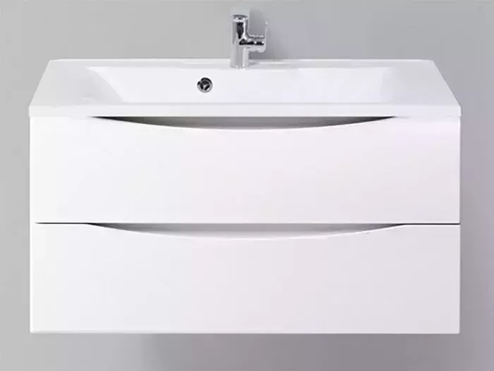 Тумба с раковиной BELBANGO с Marino-Cer 90 Bianco Opaco (MARINO-CER-900-2C-SO-BO-P, BB-0323-90-LVB)