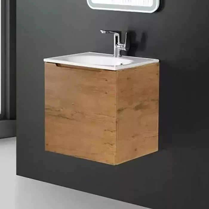 Тумба с раковиной BELBANGO с Etna 60 Rovere Nature (ETNA-600-1C-SO-RN-P, BB1923-600)
