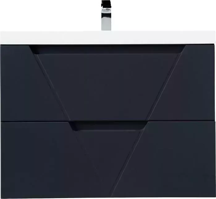 Тумба с раковиной BELBANGO с Vittoria 90 Grigio Opaco (VITTORIA-900-2C-SO-GO-P, BB900/450-LV-MR-AST)